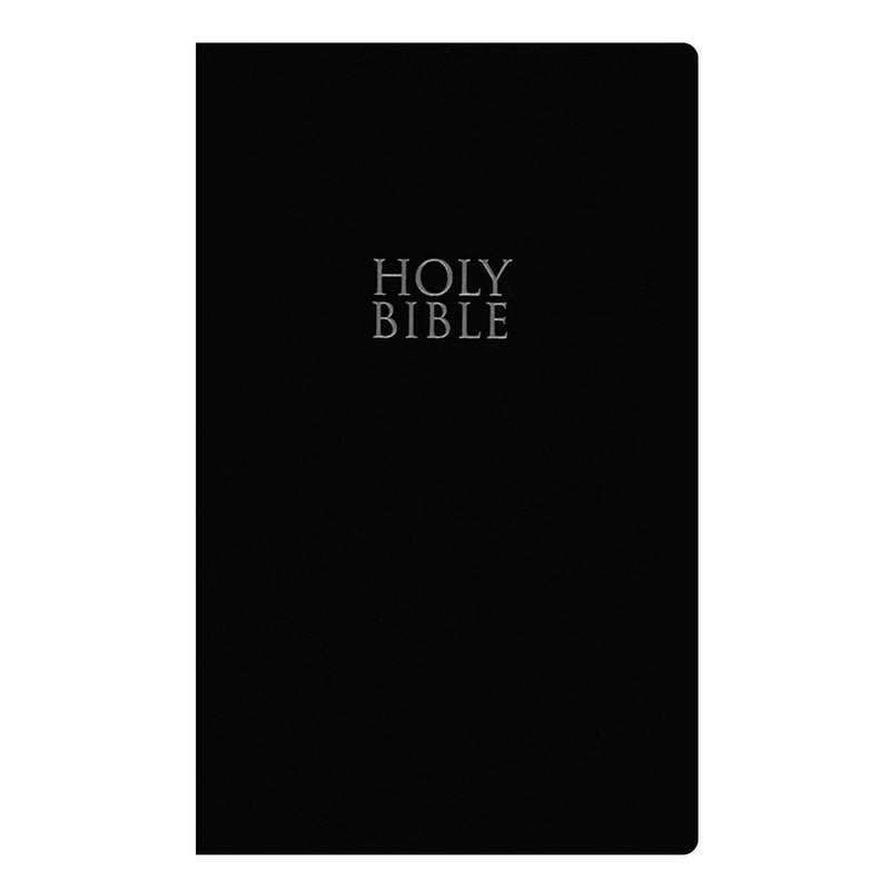 NIV Black Standard Size Holy Bible Small Print