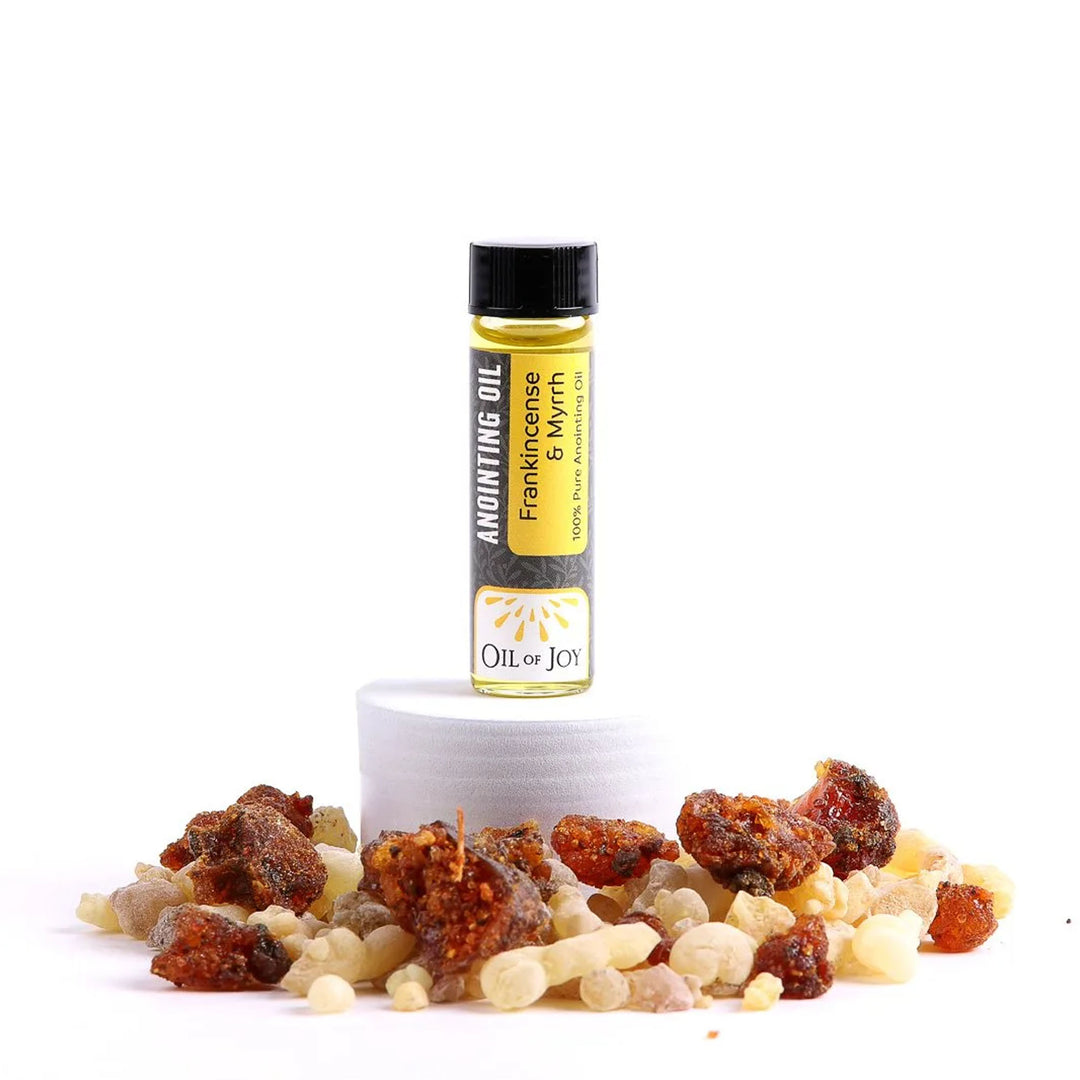 Premium Anointing Oils – Frankincense & Myrrh, Unscented, and Balm of Gilead (1/4 oz)