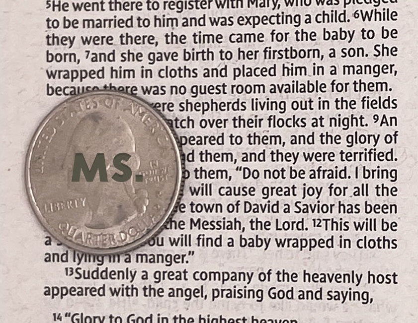 Print sample for this Bible