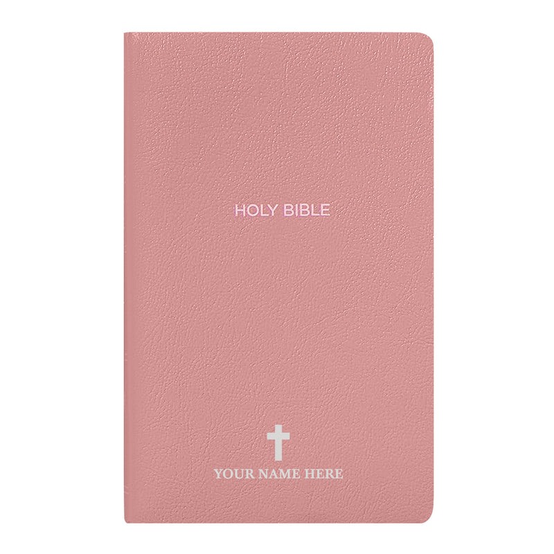 NKJV Pink Standard Size Holy Bible Small Print
