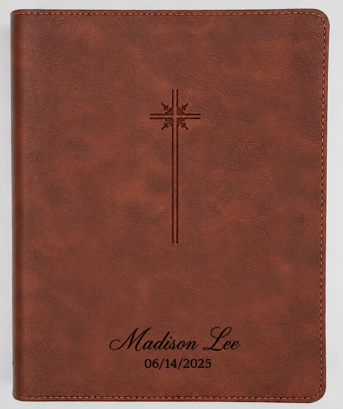 NIV Brown Standard Size Premium Holy Bible Medium Print
