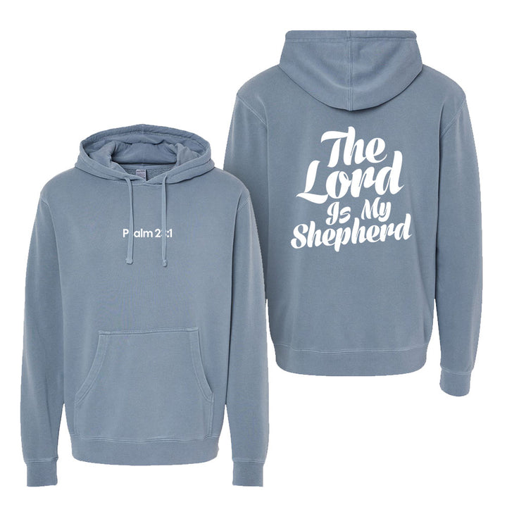 Psalm 32:1 Unisex Pigment-Dyed Hoodie Sweatshirt