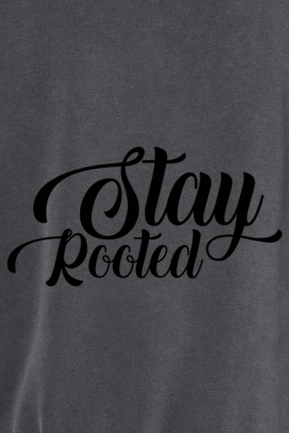 Stay Rooted Unisex Pigment-Dyed Hoodie Sweatshirt