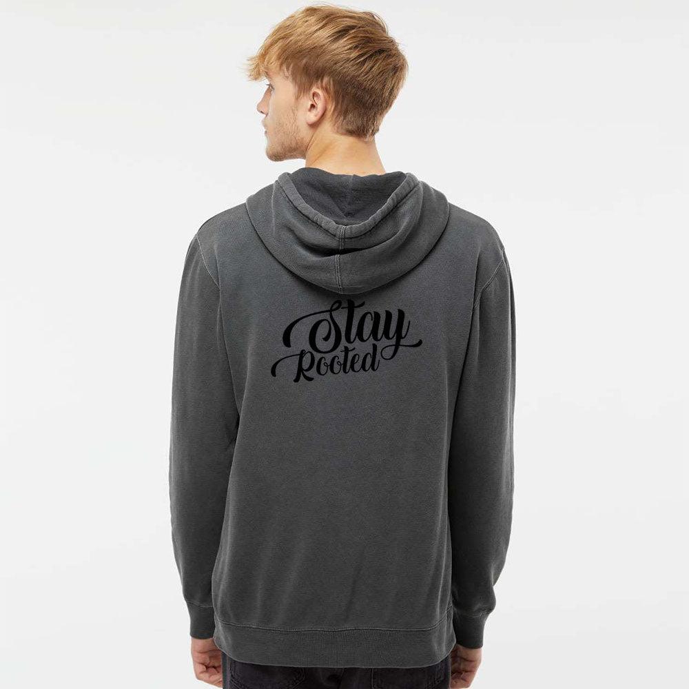 Stay Rooted Unisex Pigment-Dyed Hoodie Sweatshirt