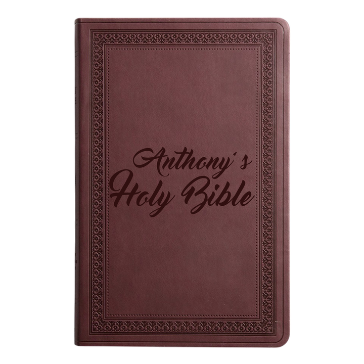 ESV Purple Plum Standard Size Holy Bible Large Print | Live-in-scripture Collection 2