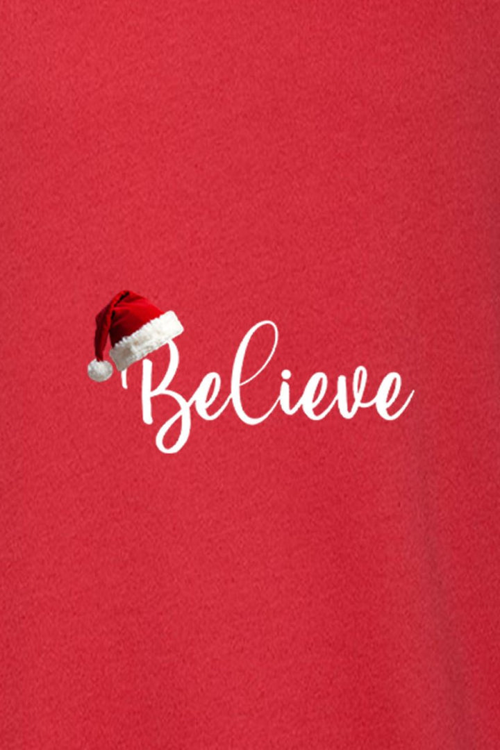 Believe Unisex Sponge Fleece Raglan Crewneck Sweatshirt - Shepherds Shelf