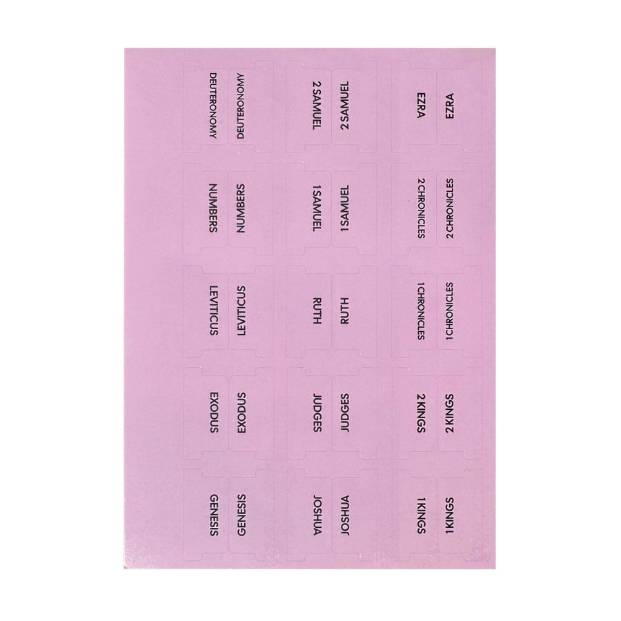 Bible Indexing Tabs | Shepherds Shelf - Shepherds Shelf