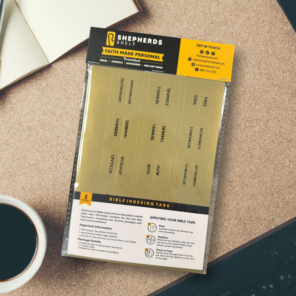 Bible Indexing Tabs | Shepherds Shelf Brand - Shepherds Shelf