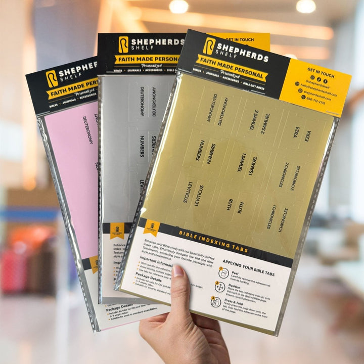 Bible Indexing Tabs | Shepherds Shelf Brand - Shepherds Shelf