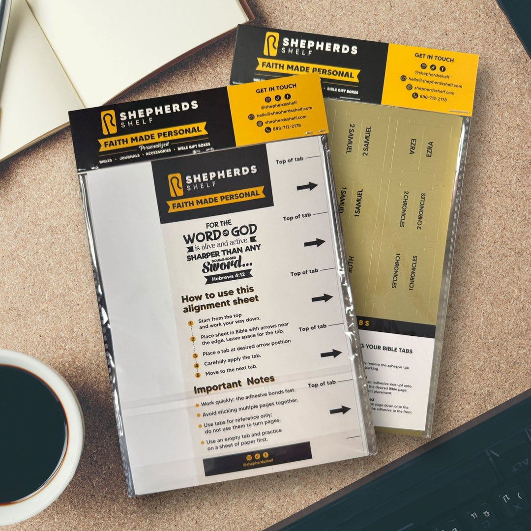 Bible Indexing Tabs | Shepherds Shelf Brand - Shepherds Shelf