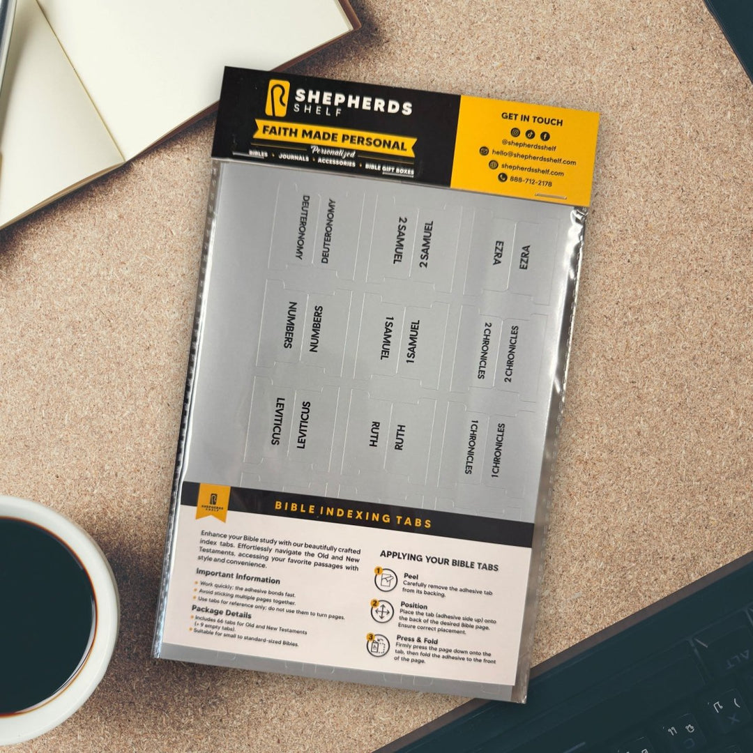 Bible Indexing Tabs | Shepherds Shelf Brand - Shepherds Shelf