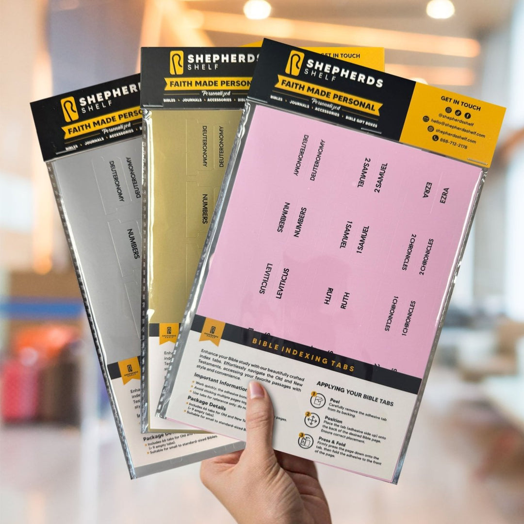 Bible Indexing Tabs | Shepherds Shelf Brand - Shepherds Shelf