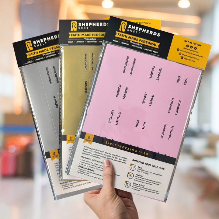 Bible Indexing Tabs | Shepherds Shelf Brand - Shepherds Shelf