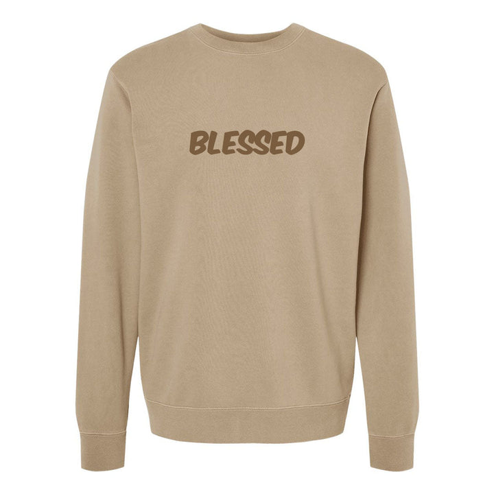 Blessed Unisex Pigment - Dyed Crewneck Sweatshirt - Shepherds Shelf