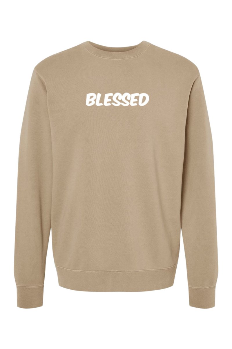 Blessed Unisex Pigment - Dyed Crewneck Sweatshirt - Shepherds Shelf