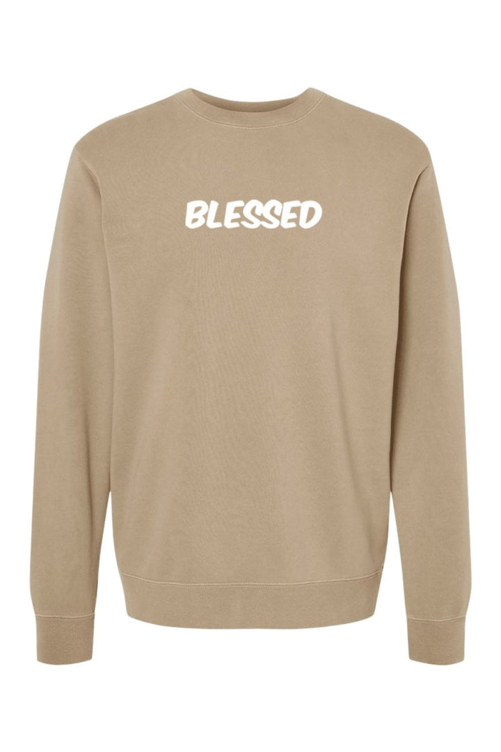 Blessed Unisex Pigment - Dyed Crewneck Sweatshirt - Shepherds Shelf