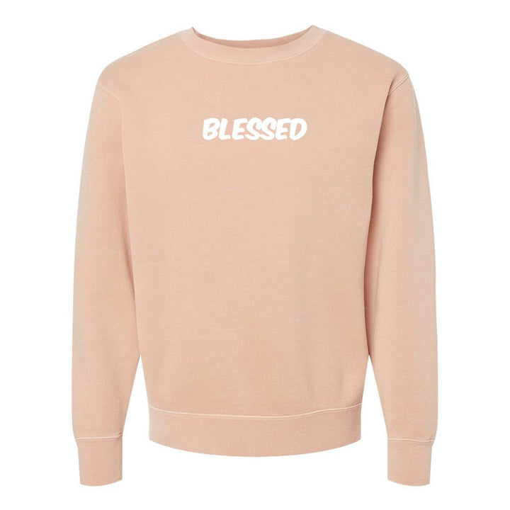 Blessed Unisex Pigment - Dyed Crewneck Sweatshirt - Shepherds Shelf