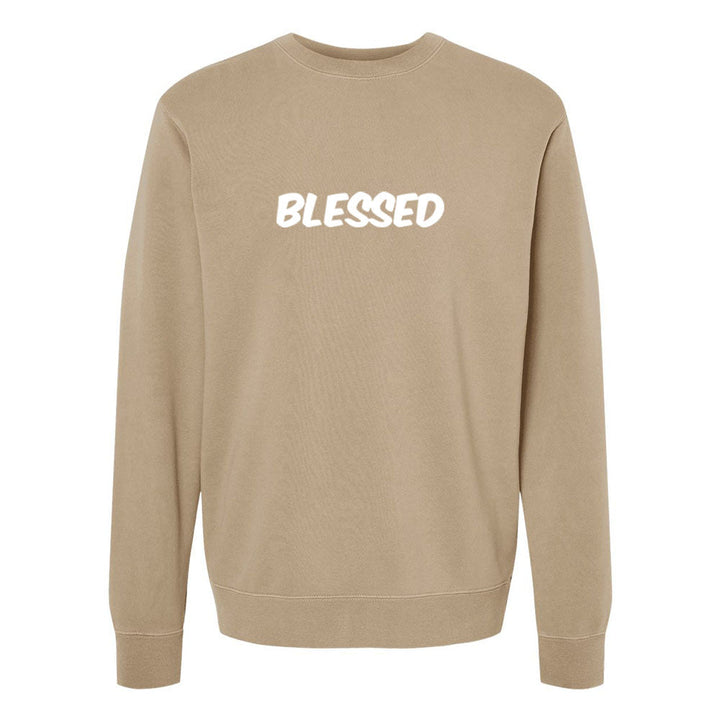Blessed Unisex Pigment - Dyed Crewneck Sweatshirt - Shepherds Shelf