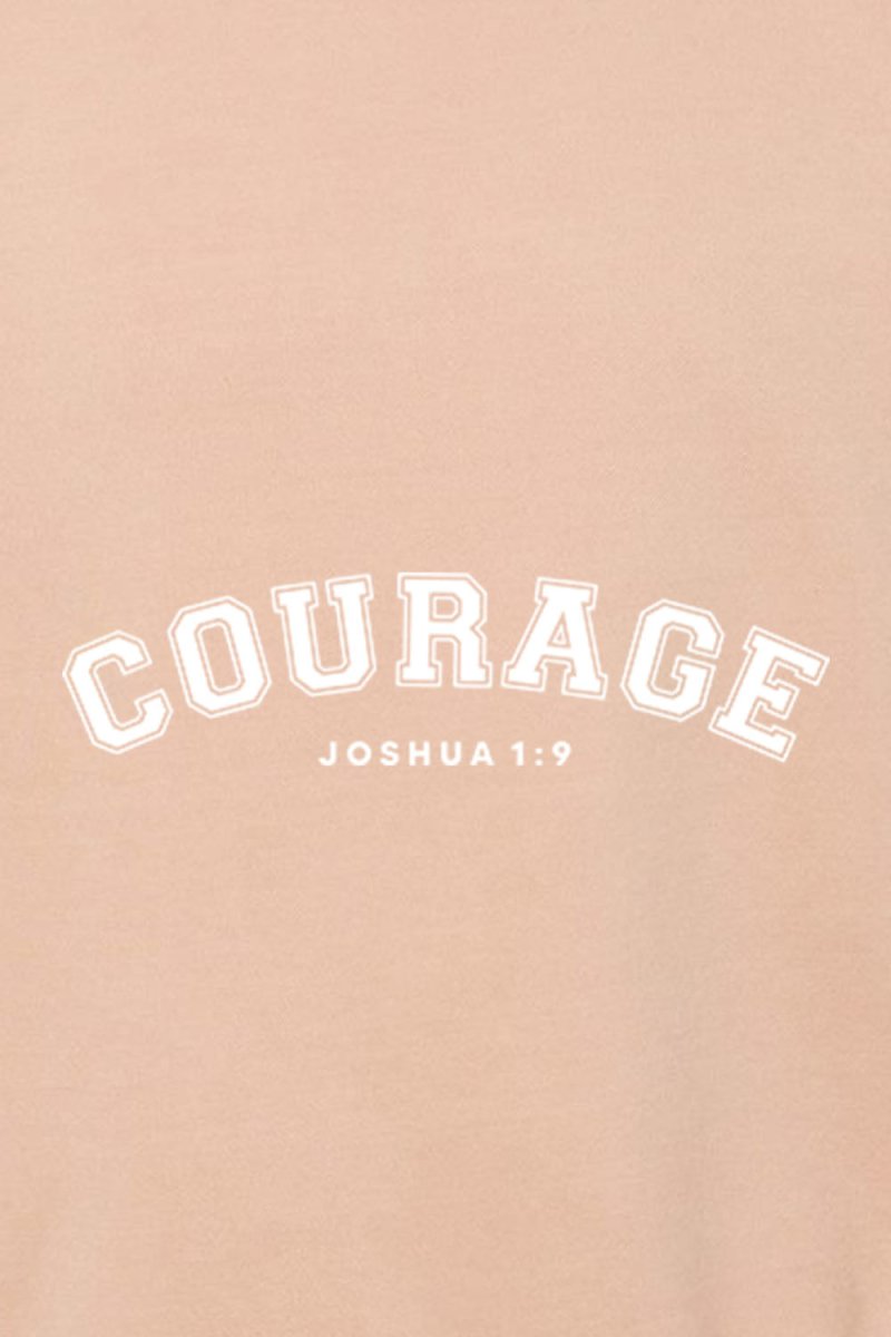 Courage Unisex Pigment - Dyed Crewneck Sweatshirt - Shepherds Shelf