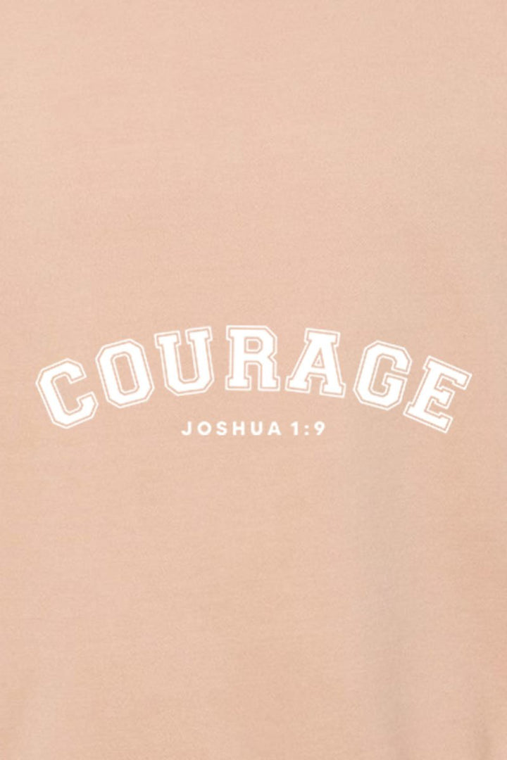 Courage Unisex Pigment - Dyed Crewneck Sweatshirt - Shepherds Shelf