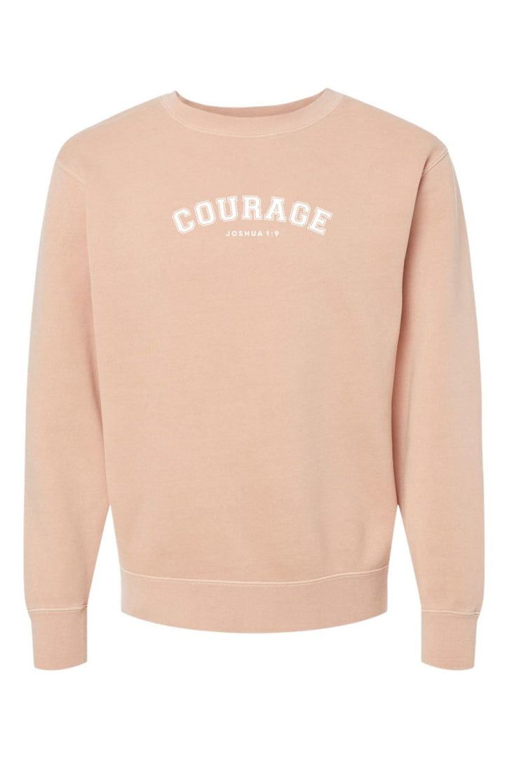 Courage Unisex Pigment - Dyed Crewneck Sweatshirt - Shepherds Shelf