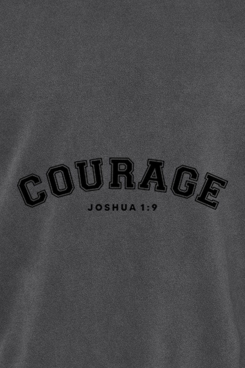 Courage Unisex Pigment - Dyed Crewneck Sweatshirt - Shepherds Shelf