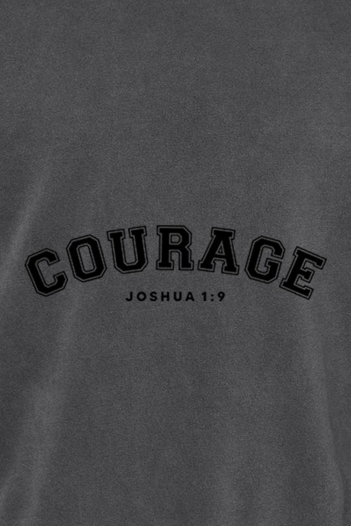 Courage Unisex Pigment - Dyed Crewneck Sweatshirt - Shepherds Shelf