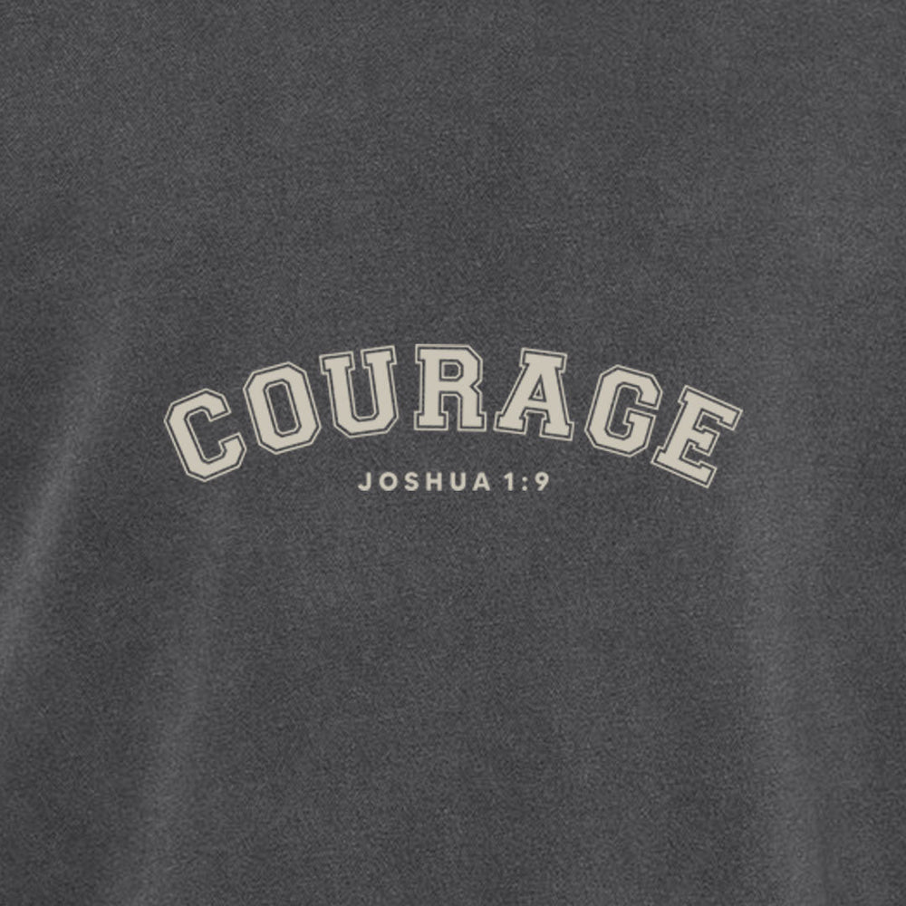 Courage Unisex Pigment - Dyed Crewneck Sweatshirt - Shepherds Shelf