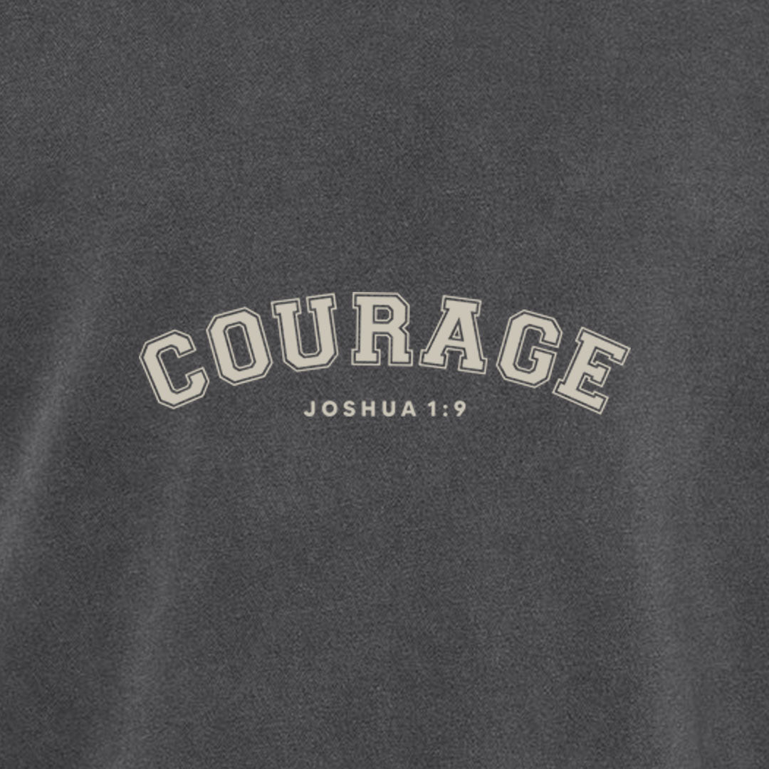Courage Unisex Pigment - Dyed Crewneck Sweatshirt - Shepherds Shelf
