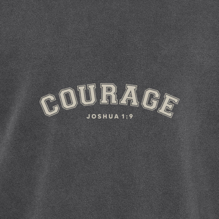 Courage Unisex Pigment - Dyed Crewneck Sweatshirt - Shepherds Shelf