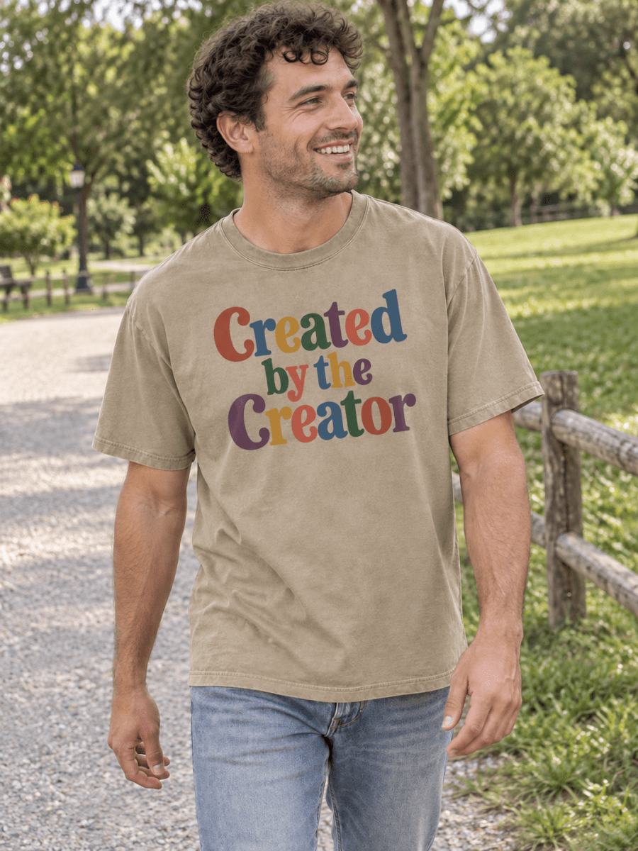 Created by the Creator Color Tee - Shepherds Shelf