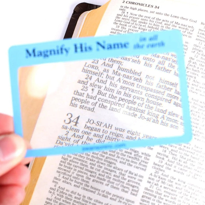 Credit Card Size Magnifier | Shepherds Shelf - Shepherds Shelf