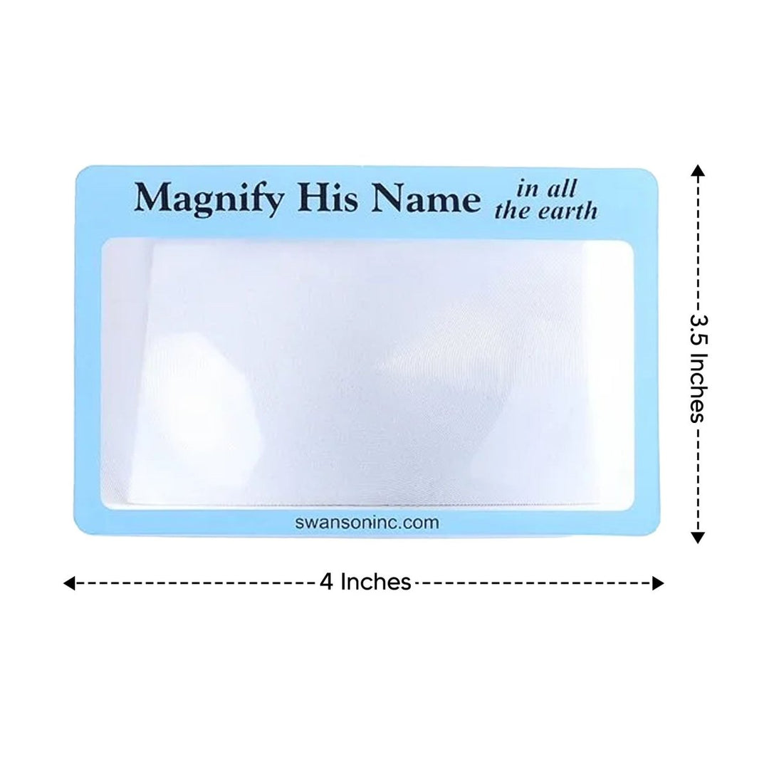 Credit Card Size Magnifier | Shepherds Shelf - Shepherds Shelf