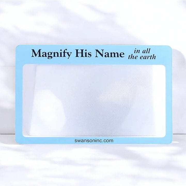 Credit Card Size Magnifier | Shepherds Shelf - Shepherds Shelf