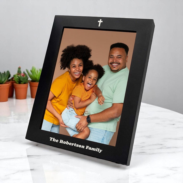 Custom Engraved Pine Wood Picture Frame – Personalized Tabletop Photo Display with Acrylic Glazing in White/Off - White | Black | Sizes: 3x5 & 5x7 - Shepherds Shelf