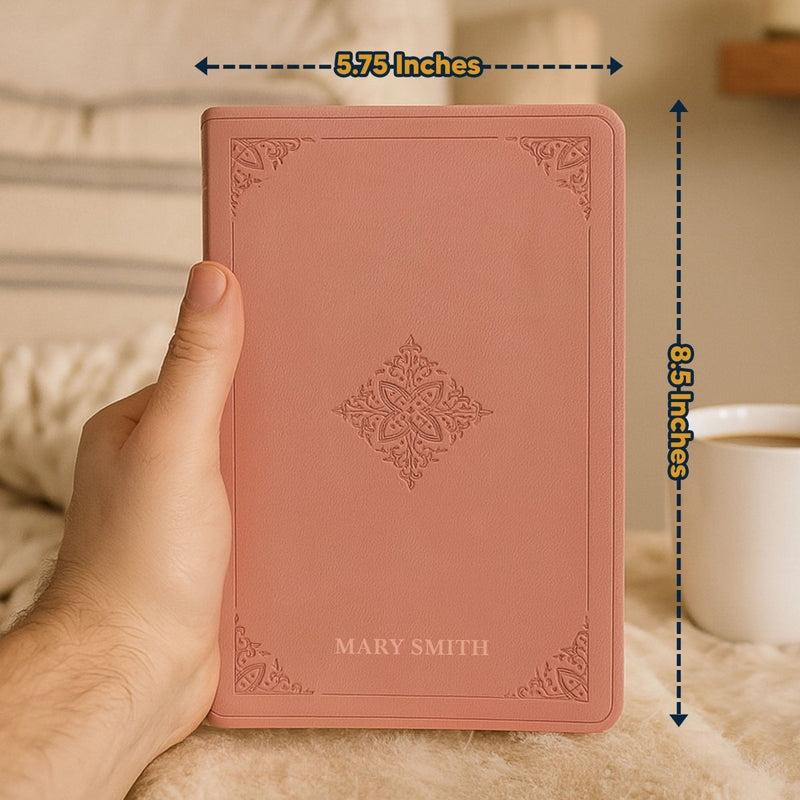 ESV Blush Pink Standard Size Holy Bible Large Print