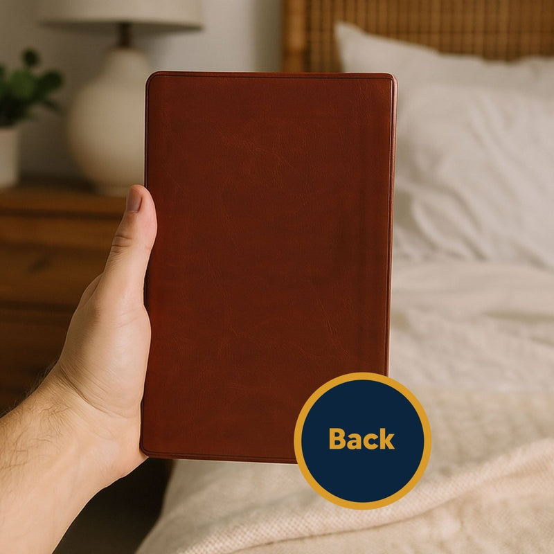 ESV Tan Brown Standard Size Holy Bible Large Print