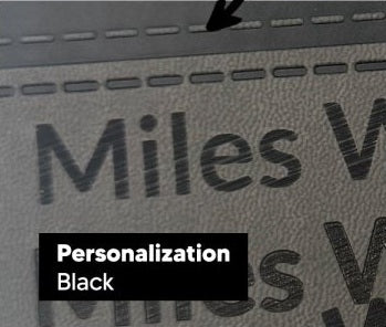 Actual personalization sample for this Bible
