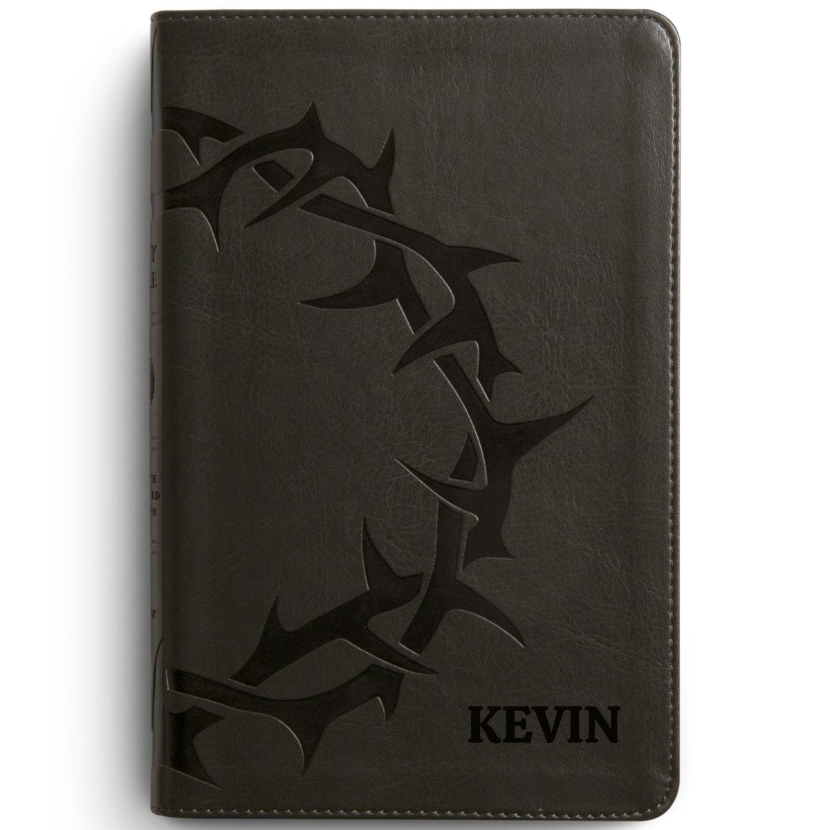 Custom Personalized Church Bible Black ESV Small Print | Crown Design - Shepherds Shelf