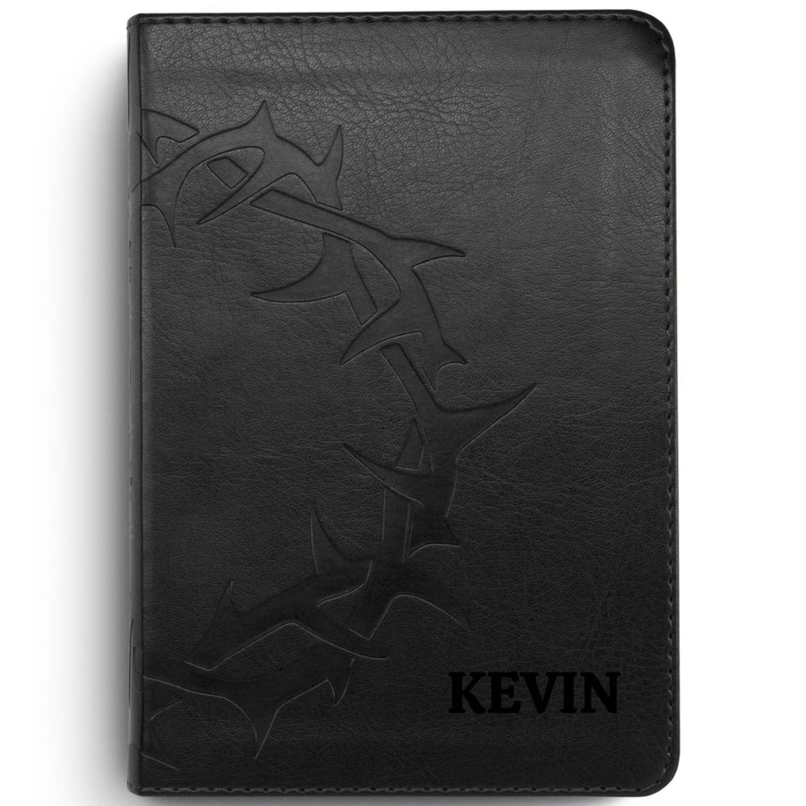 Custom Personalized Church Bible Black ESV Small Print | Crown of Thorns - Shepherds Shelf