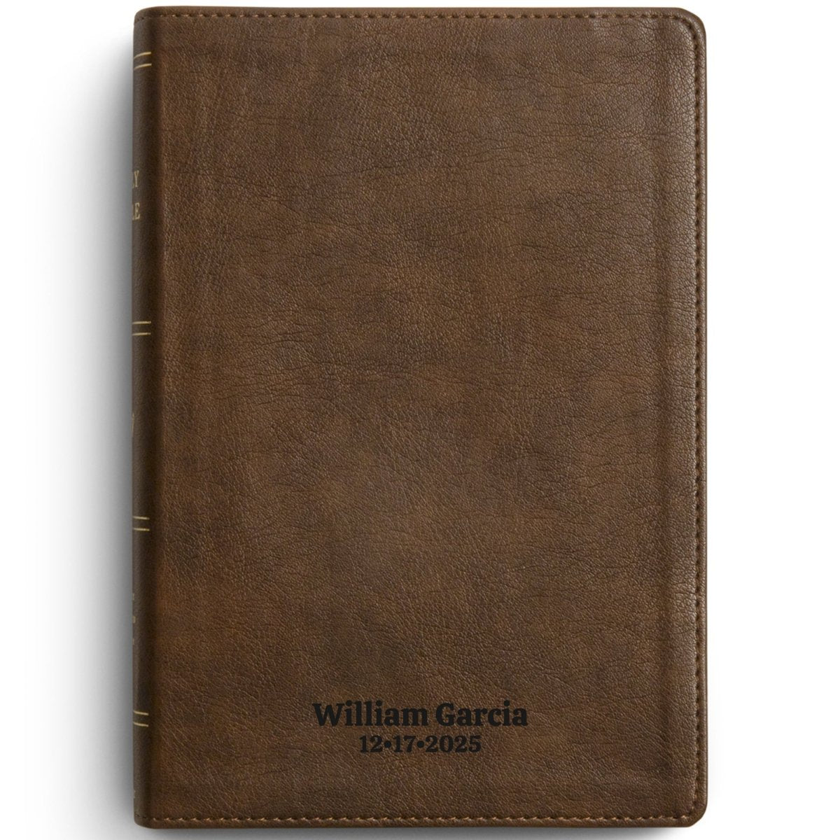 Custom Personalized Church Bible ESV Dyslexia-Friendly Bible Large Print | Brown - Shepherds Shelf