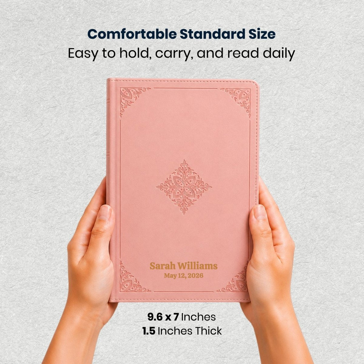 Custom Personalized Church Bible ESV Giant Print | Pink - Shepherds Shelf