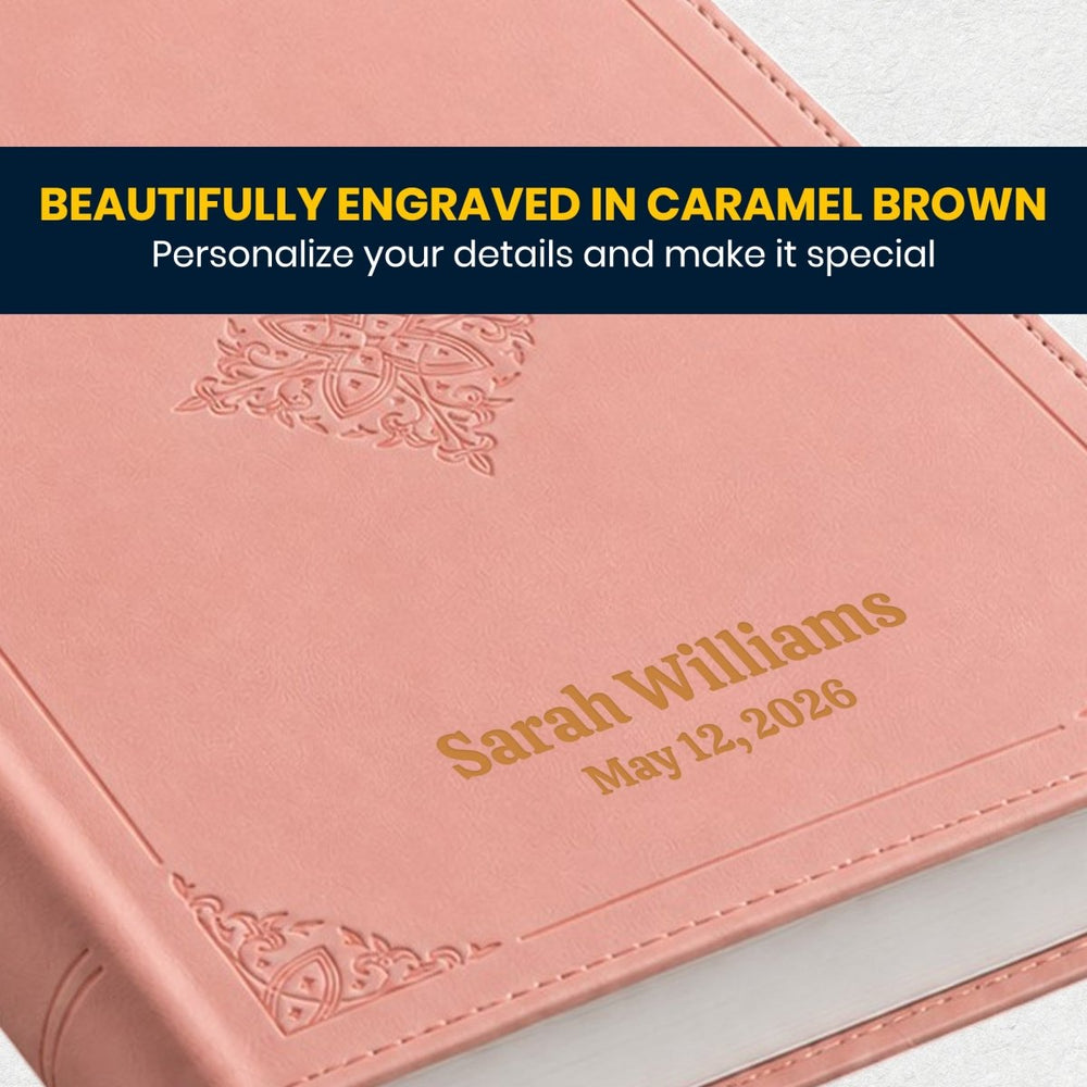 Custom Personalized Church Bible ESV Giant Print | Pink - Shepherds Shelf