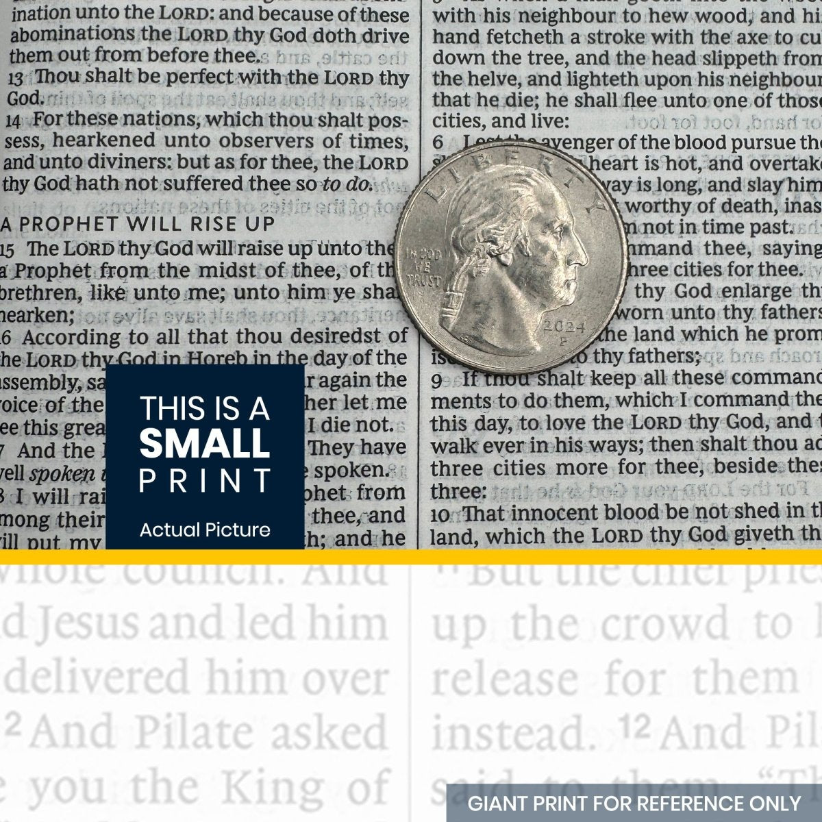Custom Personalized Church Bible ESV Small Print | Black - Shepherds Shelf