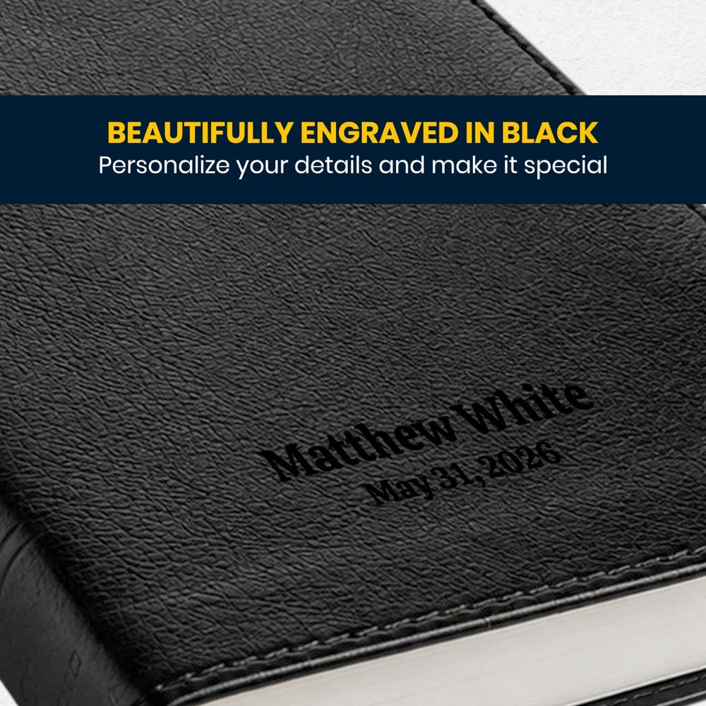 Custom Personalized Church Bible ESV Small Print | Black - Shepherds Shelf