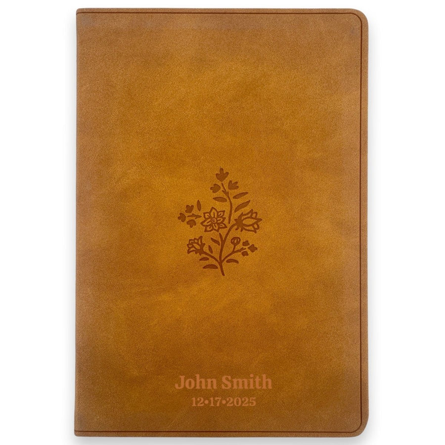 Custom Personalized Church Bible ESV Thinline Bible Large Print | Camel - Shepherds Shelf