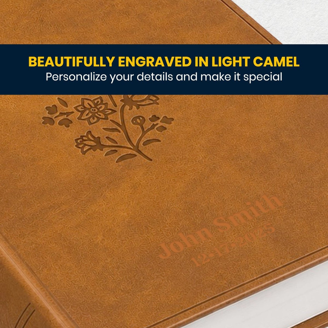 Custom Personalized Church Bible ESV Thinline Bible Large Print | Camel - Shepherds Shelf