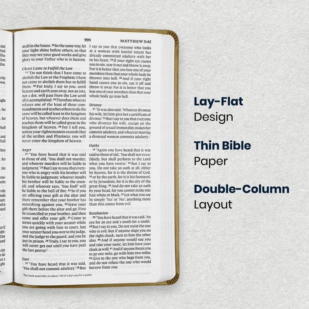 Custom Personalized Church Bible ESV Thinline Bible Large Print | Chronicle Gray - Shepherds Shelf