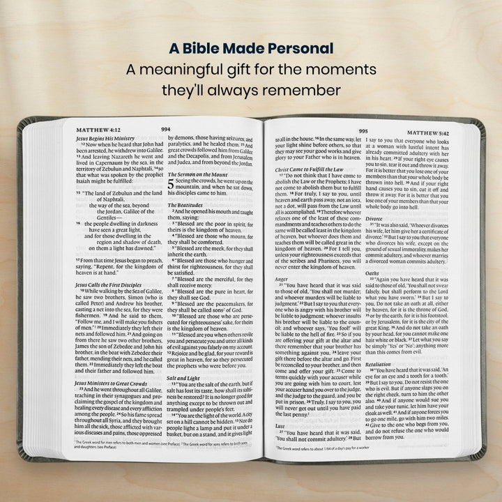 Custom Personalized Church Bible ESV Thinline Bible Large Print | Forest Green - Shepherds Shelf