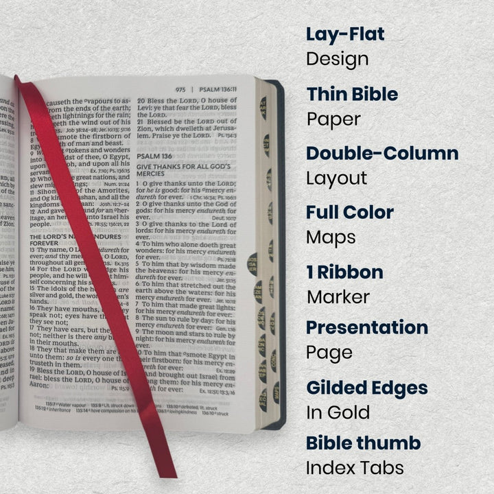 Custom Personalized Church Bible KJV End-of-Verse Reference Bible Giant Print | Black - Shepherds Shelf
